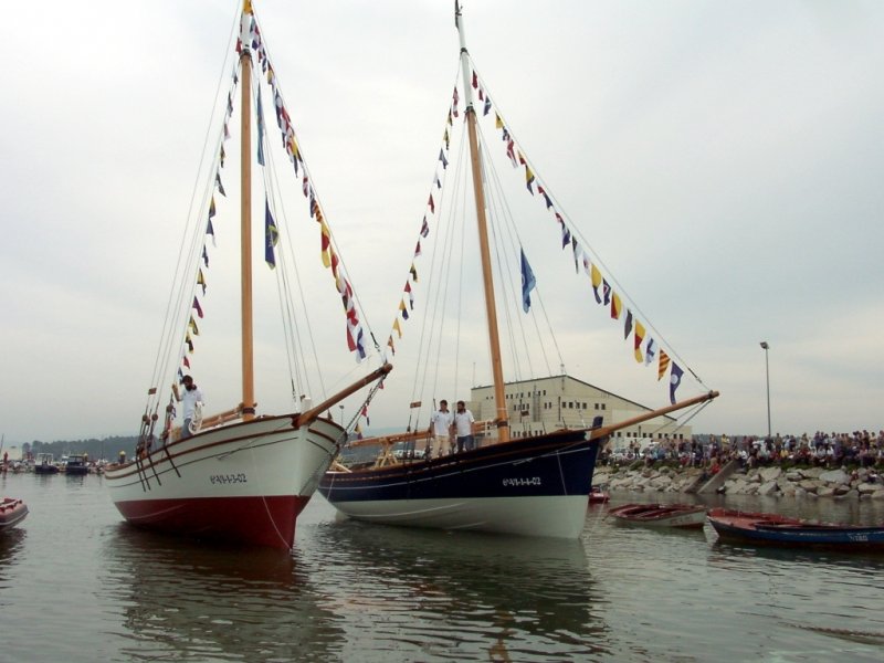 Galeones de ria Silma y Sanxenxo