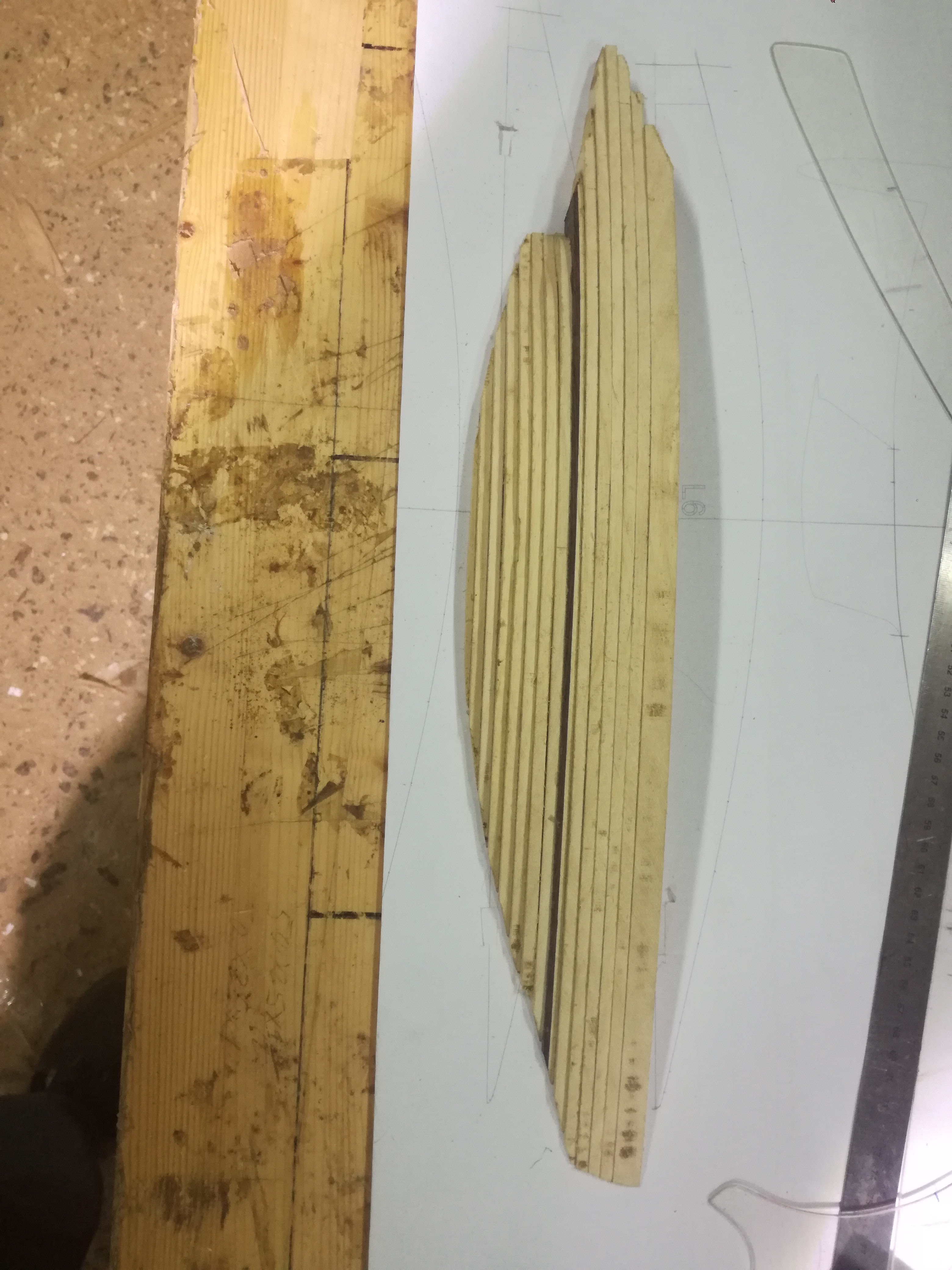 medios cascos de su embarcación