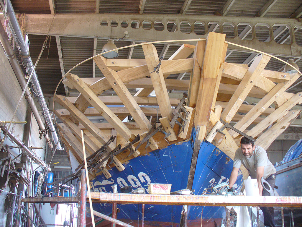 Nuevo Alcamar, modificación de amura