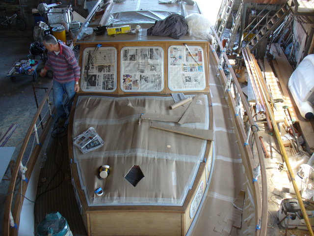 Aplicación de Coelan en Nauticat 33