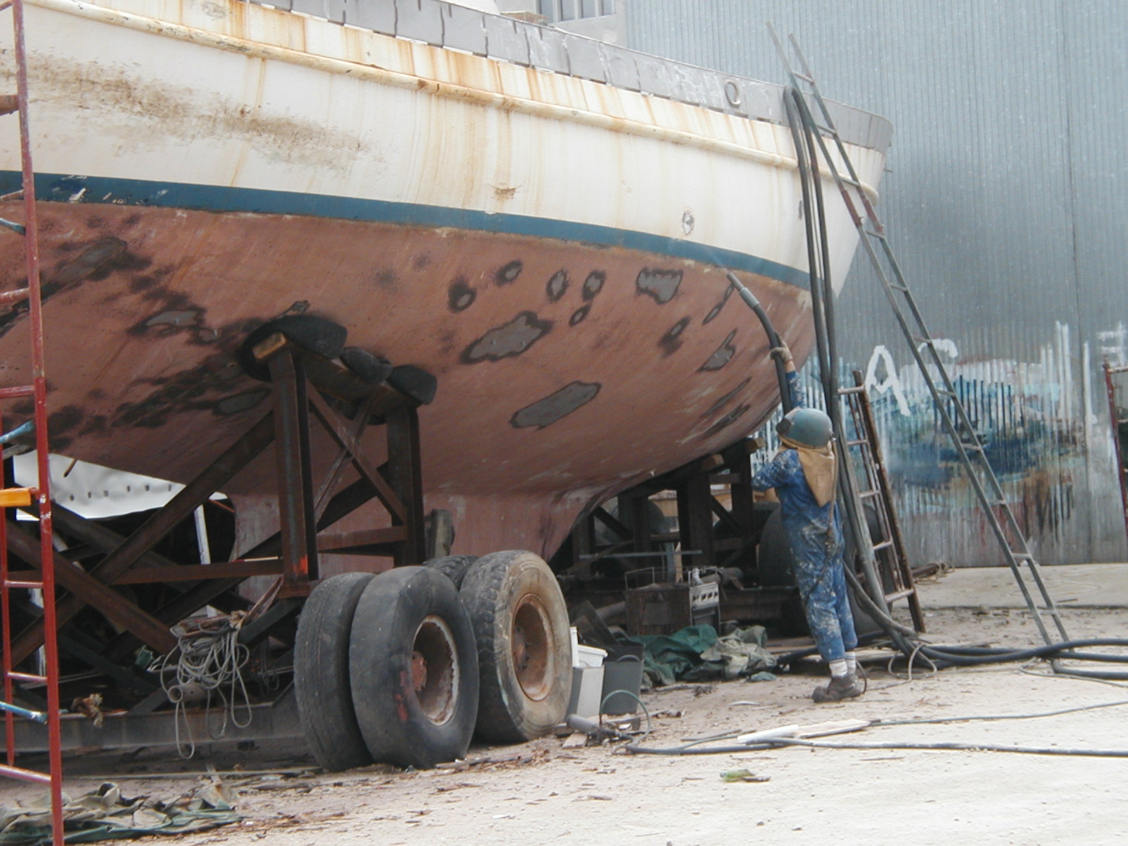 La Peregrina ketch de acero