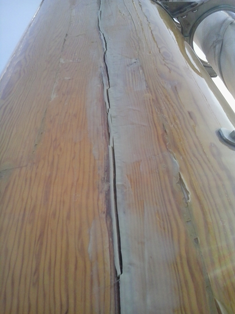 Schooner Fleurtje, revisión de mástiles